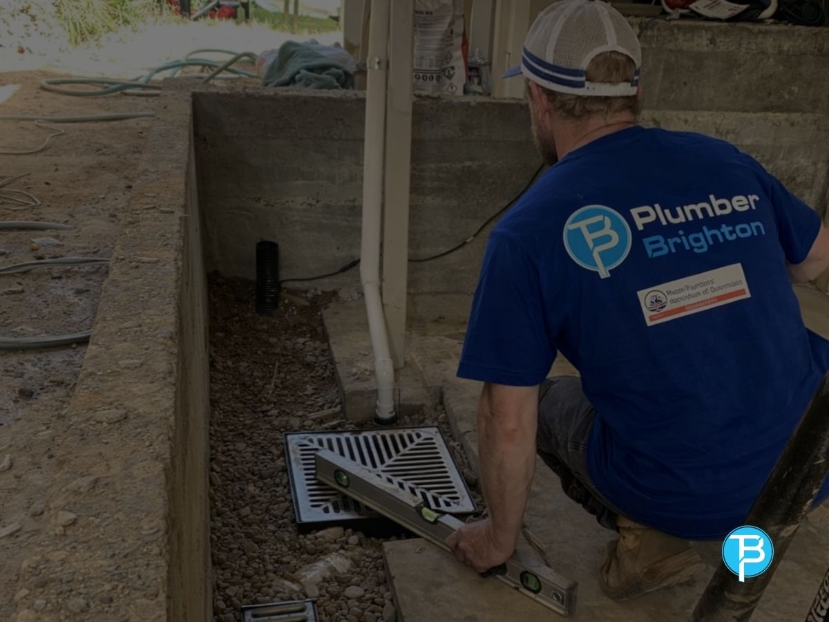 TBP Plumber Brighton — licensed plumber on the job